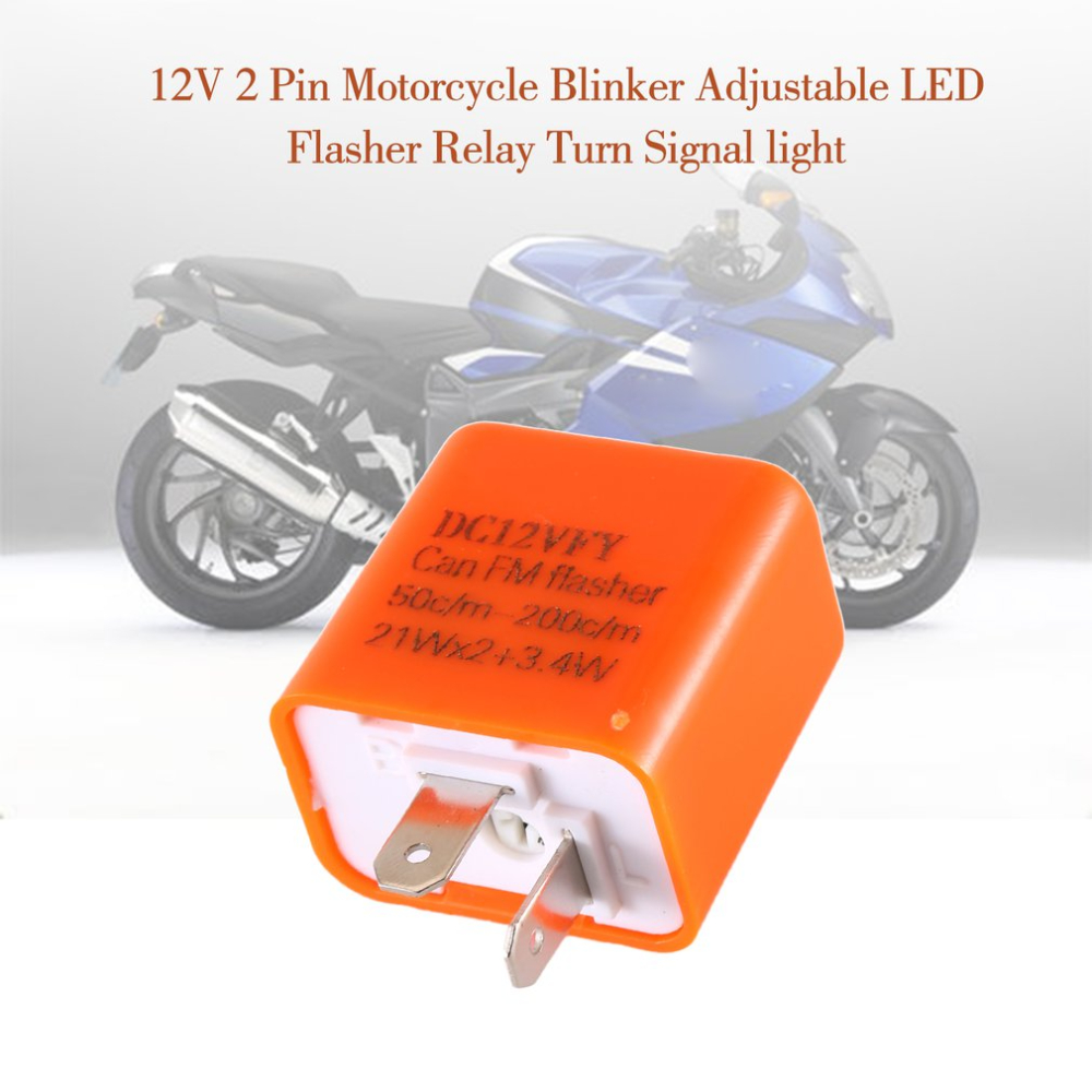 Badminton Flash - 12V 速度調整可能な 2 ピン LED 電子フラッシャーリレー