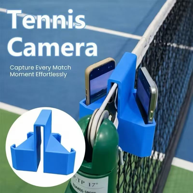 Badminton Rules - 2 個テニスネットカメラマウント電話ホルダーマウント屋外スポーツビデオ録画フェンス電話ホルダーバドミントン野球テニス用