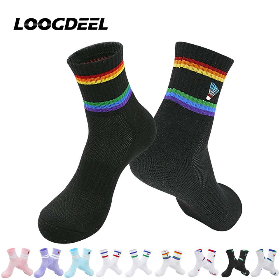 Ankle Support Badminton - Loogdeel コットン ノンスリップ 通気性 テリーソール 吸汗性