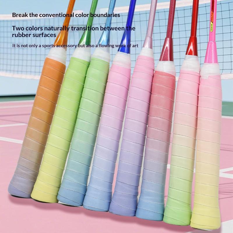 Badminton Rules - 10 個のテニスラケットオーバーグリップ PU スウェットバンド耐久性のある吸収グリップ滑り止めバドミントンやスカッシュプレーヤー向け