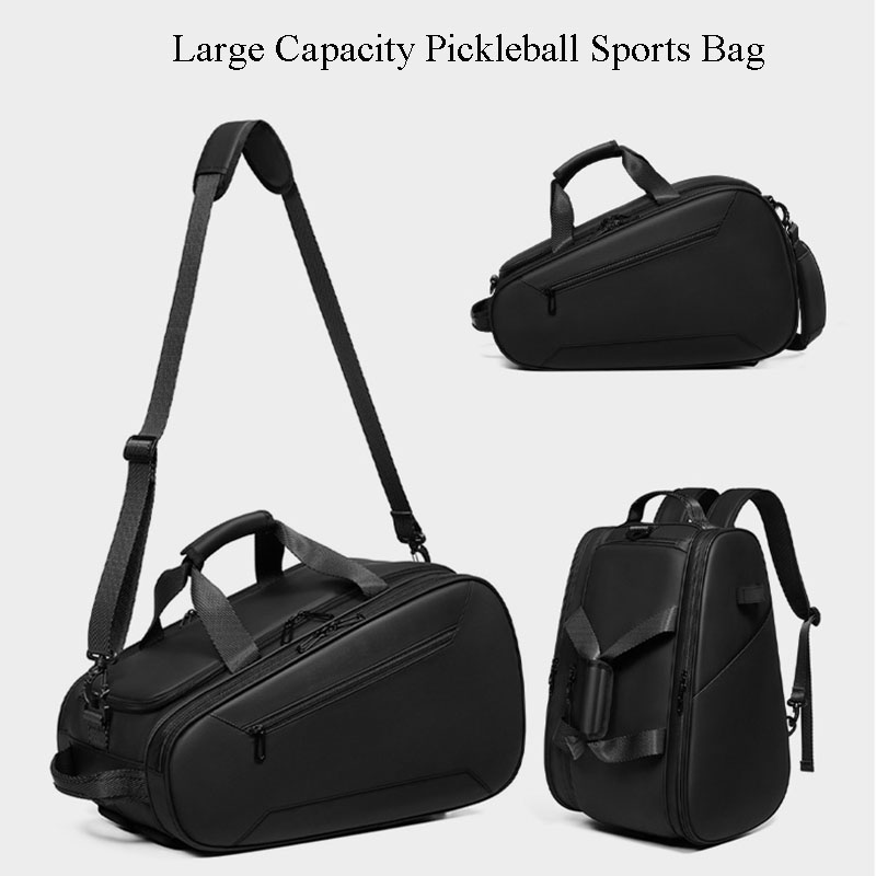 Badminton Equipment - テニスバッグ、大容量、軽量、多機能スポーツバドミントンバックパック、シングルショルダーポータブルピックボールバッグ