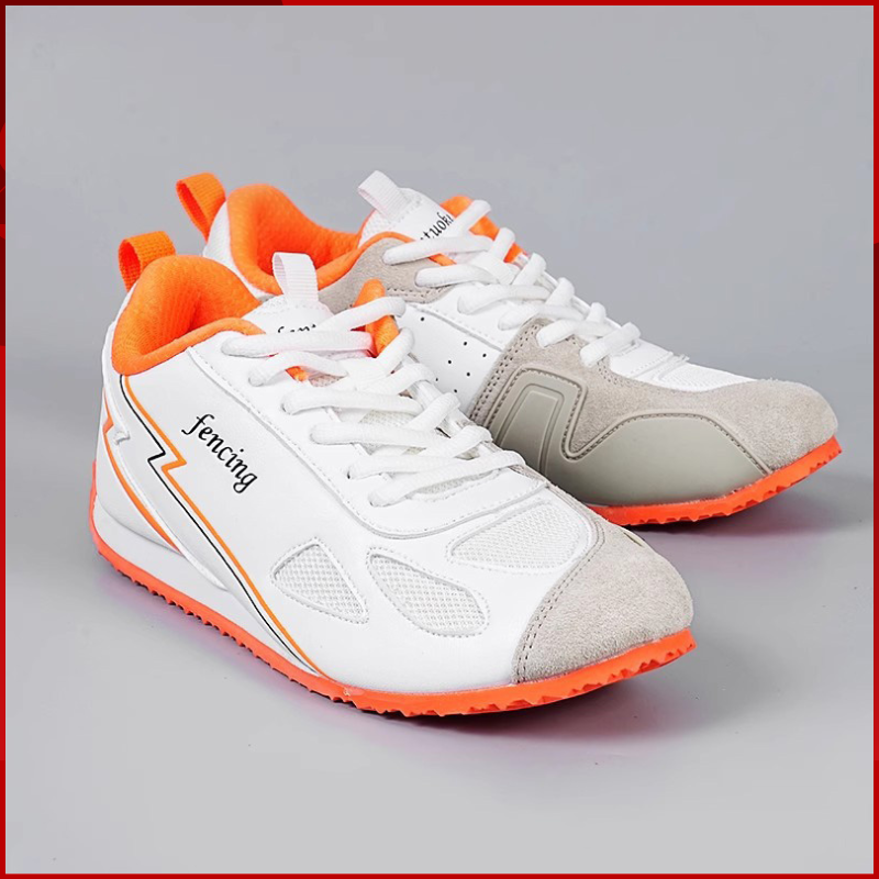Badminton Equipment - 2025年ニューキッドフェンシングシューズ レディース スエードPUレザー フェンサースニーカー 滑り止め サイズ34-38