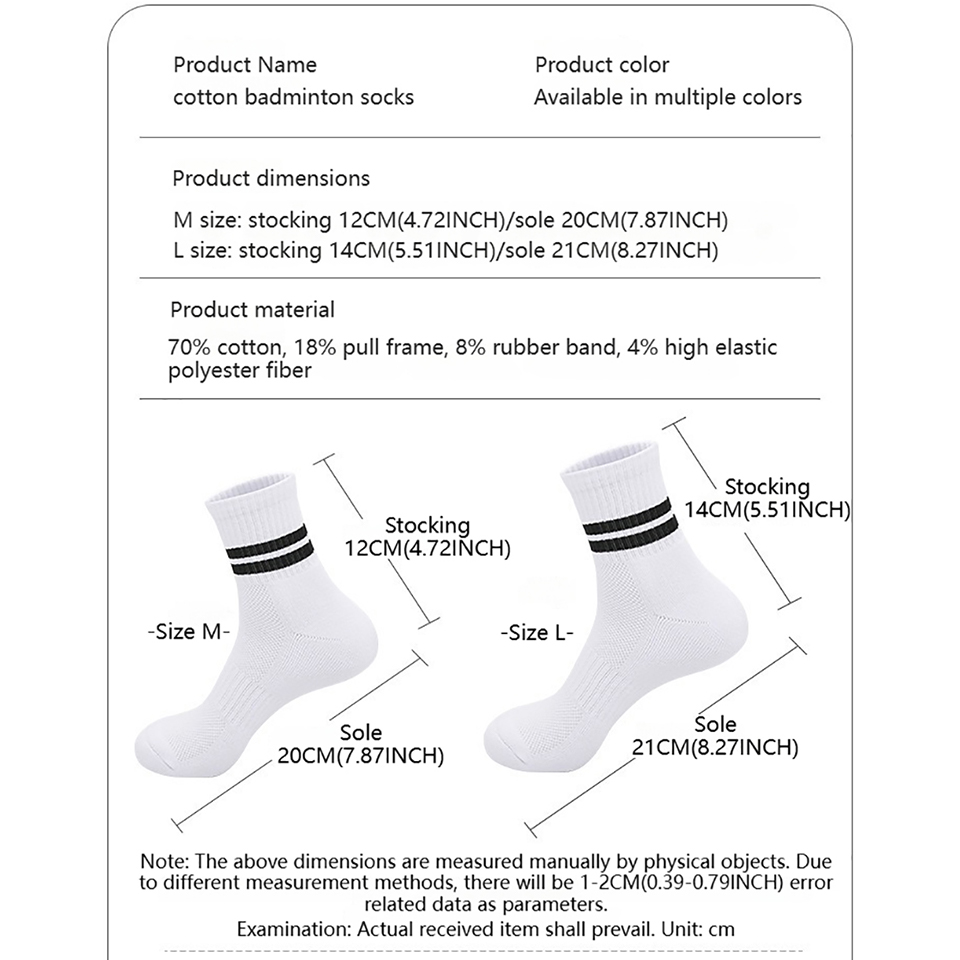 Loogdeel コットン ノンスリップ 通気性 テリーソー - Ankle Support Badminton のレビューと価格