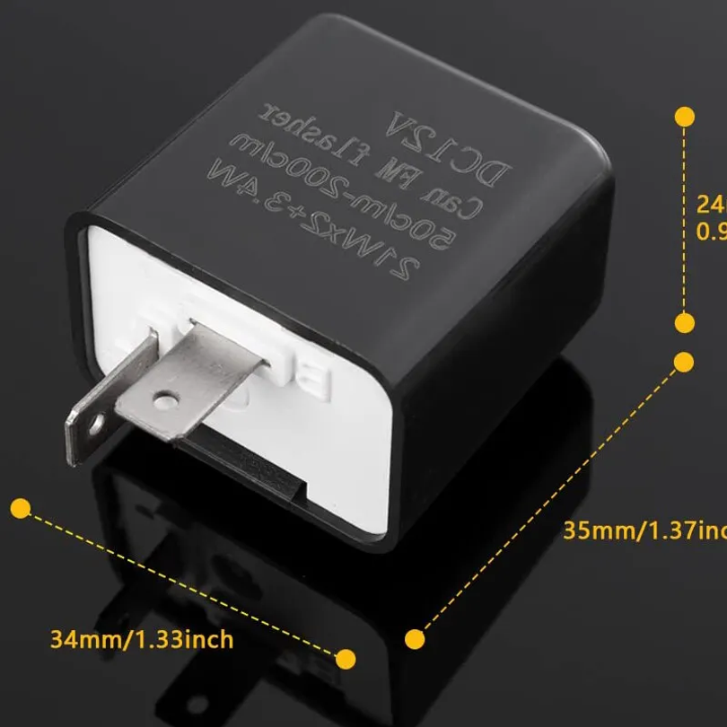12V 速度調整可能な 2 ピン LED 電子フラッシャーリ - Badminton Flash のレビューと価格