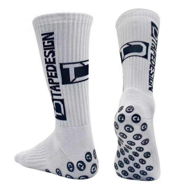 1 ペア滑り止めサッカーソックス男性女性ノンスリップサッカー - Ankle Support Badminton のレビューと価格