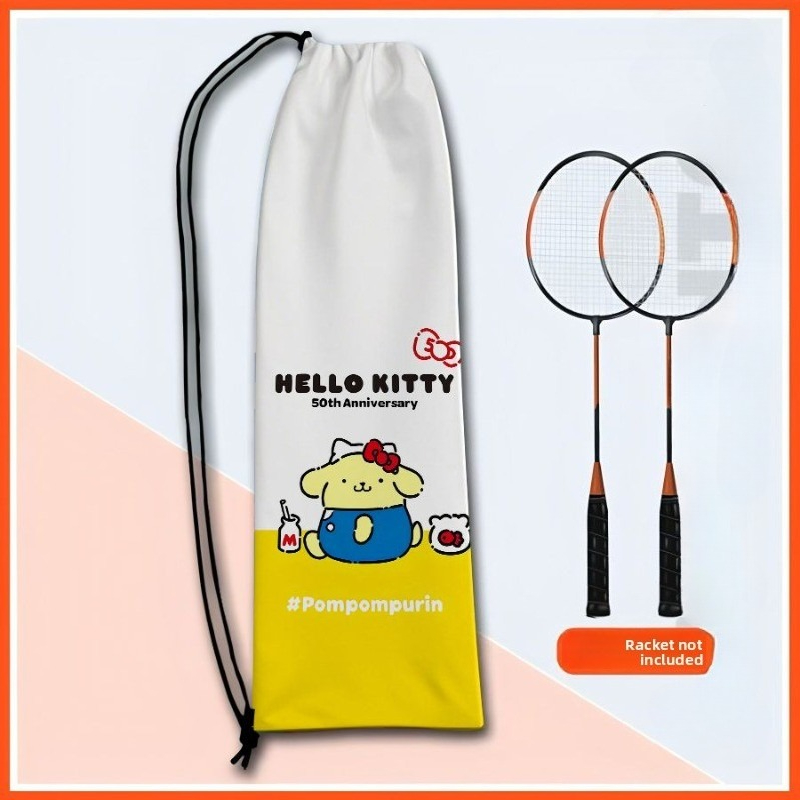 かわいいハローキティ 50 周年記念バドミントンラケット巾着 - Badminton Equipment のレビューと価格