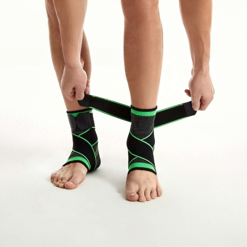 1pc 足首サポートブレース痛みサポートダブルラップ加圧サポ - Ankle Support Badminton のレビューと価格