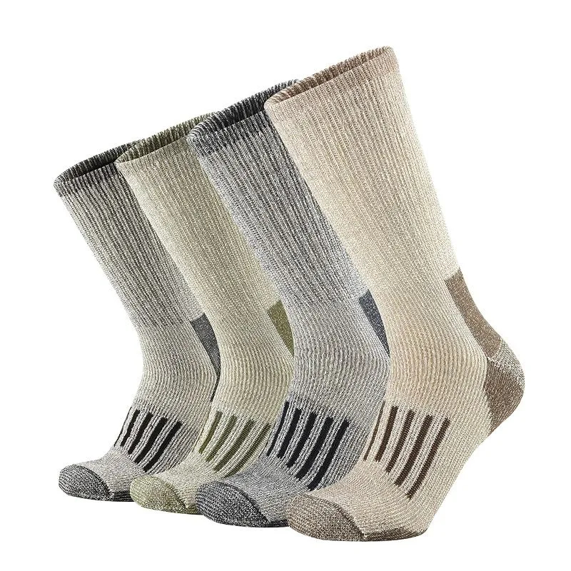 80% ウール靴下厚み暖かいハイキングクッションクルーソック - Ankle Support Badminton のレビューと価格