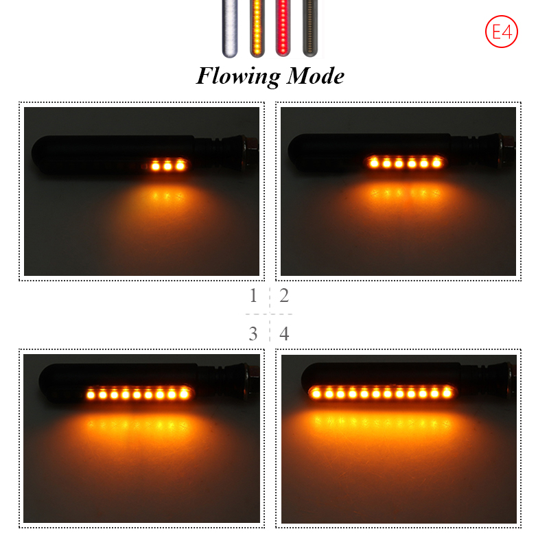 ユニバーサル LED オートバイターンシグナルライトリアライ - Badminton Flash のレビューと価格
